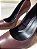 SCARPIN CELINE MARROM COURO 10CM - Imagem 4