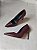 SCARPIN CELINE MARROM COURO 10CM - Imagem 1