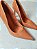 SCARPIN CELINE CARAMELO COURO 10CM - Imagem 4