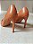 SCARPIN CELINE CARAMELO COURO 10CM - Imagem 2
