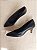 SCARPIN CELINE PRETO COURO 6CM - Imagem 1