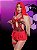 Fantasia Chapeuzinho Vermelho Completo Tam. Único - Imagem 1