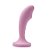 Plug Anal Curvado em Silicone com Pedra Rosa - 11,0 X 3,0 - SI - Imagem 3