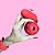 Sugador e Vibrador vai e vem 2x1 Rosa encantada - Imagem 2