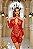 Vestido Arrastão Sexy Coração Vermelho - Imagem 5