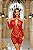 Vestido Arrastão Sexy Coração Vermelho - Imagem 3