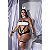 Fantasia Sexy Luxo Plus Size Body Playboy - Imagem 1