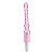 Plug Anal com Vibro Estimulador em Jelly - 17 cm Rosa - Imagem 1