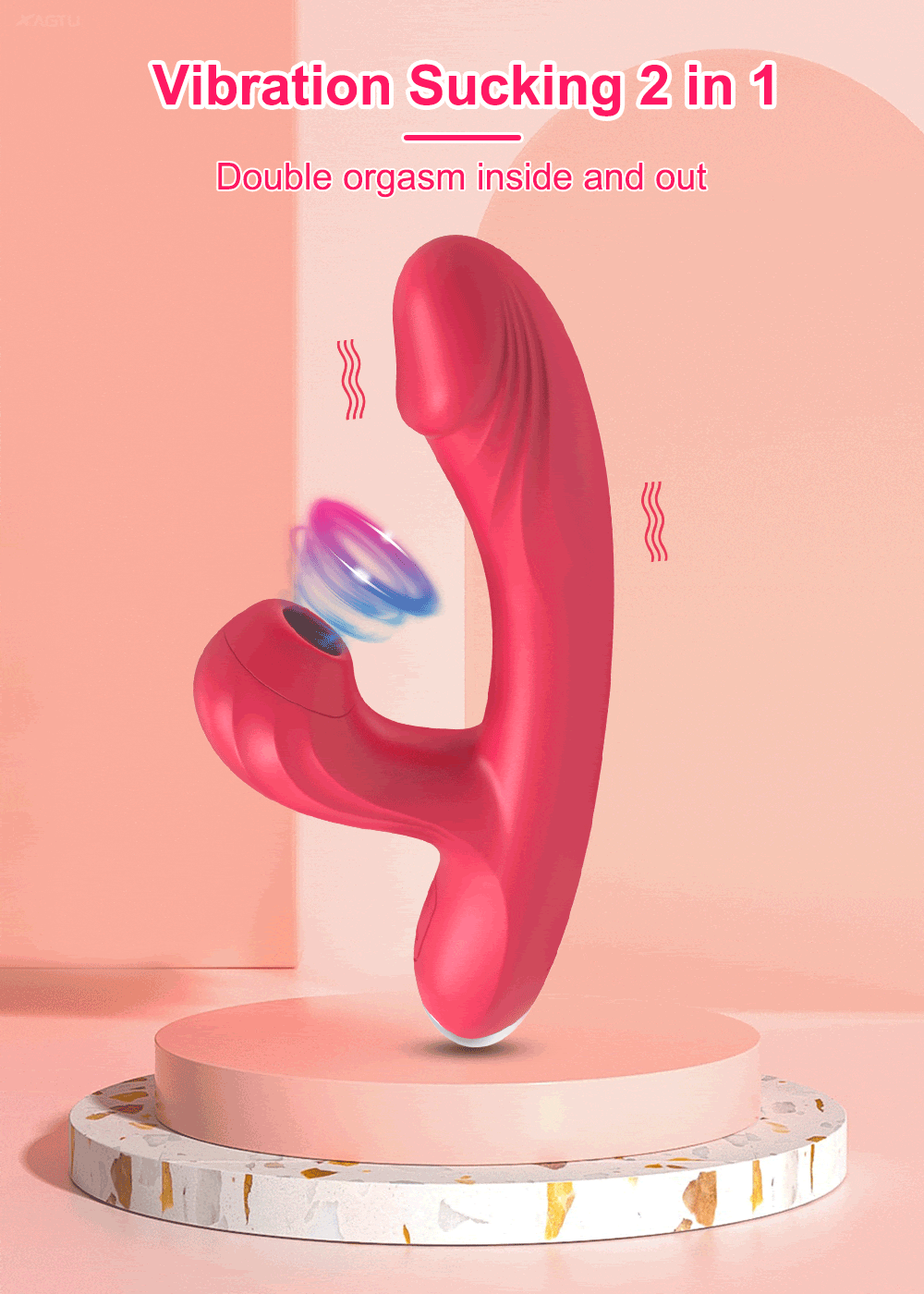 Vibrador e Estimulador Clitoriano 10 modos de pulsação e 10 vibraçãoes Recarregável - Imagem 4