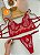 Conjunto Jéssica Vermelho Floral - Imagem 3
