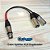 Cabo Splitter Xlr 30cm 1 Fêmea - 2 Machos - Imagem 2