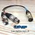 Cabo XLR Y Divisor FONE Estéreo - 2 Fêmeas - 1 Macho - 30cm Splitter - Imagem 3