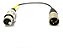 Cabo Adaptador DMX XLR 5 Pinos Fêmea - 3 Pinos Macho 30cm - Imagem 1