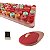 Kit Teclado e Mouse Sem Fio Colorido Teclas Redondas Abnt2 - Imagem 1