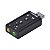 Adaptador Placa De Som Usb 7.1 Canais Virtual Ausb71 - Imagem 1