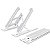 Suporte Para Notebook Base De Mesa Apoio Cama Dobrável Abs Branca - Imagem 1