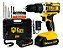 Parafusadeira Furadeira De Impacto The Black Tools Profissional TB-21PX 2 Baterias Com Maleta 60Hz Amarelo - Imagem 1