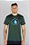 Camiseta Verde Malha Fio 30 Basic Surf - Imagem 1