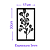 Kit Quadro decorativo Floral 17x30cm - Imagem 6