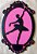 Kit Quadro decorativo Bailarina Balé Clássico 39x25cm - Imagem 3