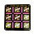 Brinquedo educativo tabuleiro Jogo da velha 25x25cm - Imagem 3