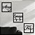 Kit Quadro decorativo motivacional Fe, Amor e Esperança 30x30cm - Imagem 2