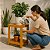 Suporte para Plantas em Madeira com Nivelador de Altura: Versátil e Estável - Imagem 2