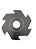 Fresa Reta 4mm Para Tupia De Mesa - 125x4x30z6 - Imagem 3