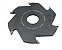 Fresa Reta 6mm Para Tupia De Mesa - 125x6x30z6 - Imagem 1