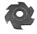 Fresa Reta 6mm Para Tupia De Mesa - 125x6x30z6 - Imagem 4