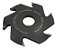 Fresa Reta 8mm Para Tupia De Mesa - 125x8x30z6 - Imagem 3