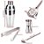 Kit Coqueteleira 5 peças em Aço Inox - Imagem 7