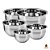 Jogo 5 Bowls - Tigelas Fundas Multiuso - Aço Inoxidável - Imagem 3