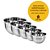 Jogo 5 Bowls - Tigelas Fundas Multiuso - Aço Inoxidável - Imagem 1