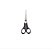 Tesoura Hobby 664N-5.1/2 Ponto Vermelho 5 1/2" Preta Mundial - Imagem 1