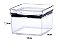 Pote Hermético Quadrado de Acrílico Lumini - 480 ML - Imagem 2