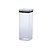 Pote Hermético Quadrado de Acrílico Lumini - 2200 ML - Imagem 2