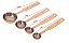 Colheres Medidoras Rose Gold Inox - Imagem 3