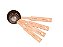 Colheres Medidoras Rose Gold Inox - Imagem 1