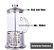 Cafeteira Prensa Francesa Café Aço Inox e Vidro 800ml - Imagem 4