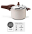 Panela de Pressão Brinox Pressure com Indução 4,2L Vanilla - Imagem 3