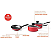 Jogo de Panelas 3pcs Garlic Vermelho Brinox - Imagem 2
