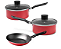 Jogo de Panelas 3pcs Garlic Vermelho Brinox - Imagem 1