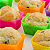Jogo Forma de Silicone Para Cupcake Quadrados 6 pçs - Imagem 1
