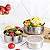 Conjunto De Potes Tigelas Inox Com Tampa 5 Peças - Imagem 2