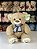 Urso pelúcia laço azul -36cm - Imagem 1