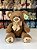 Urso pelúcia com gravata cor marrom -36cm - Imagem 1