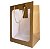 Kit 5 sacolas com visor  35x25 (dourado) - Imagem 1