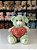 Urso pelúcia com coração cor verde -28cm - Imagem 1