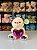 Urso pelúcia com coração lantejoulas cores -20cm und. - Imagem 1
